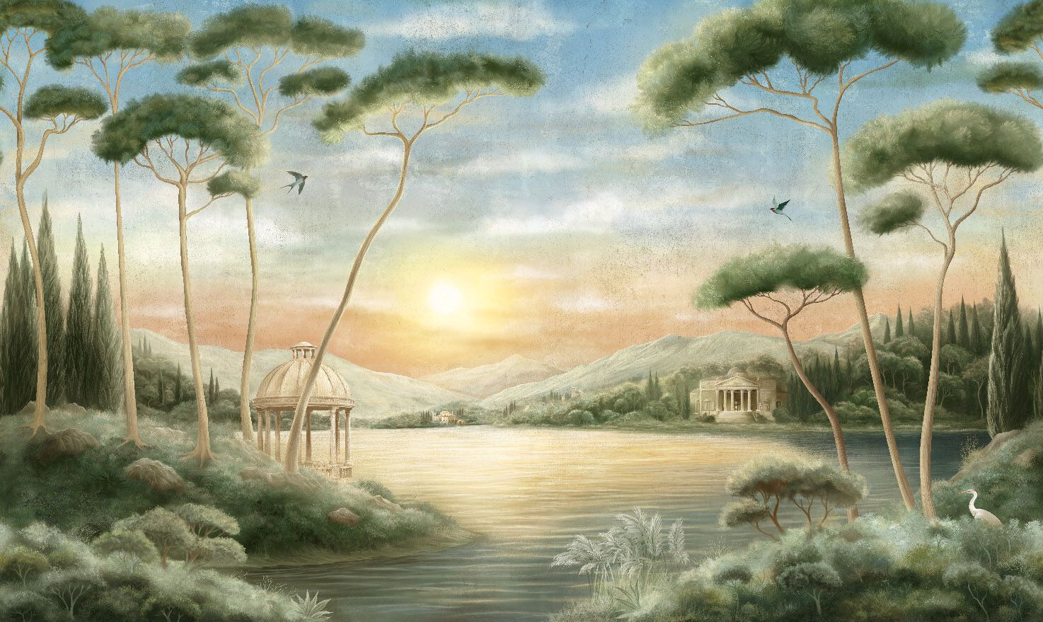 Обои с пейзажами Jannelli&Volpi BUCOLICO ARCH-00111781 - Вид №2