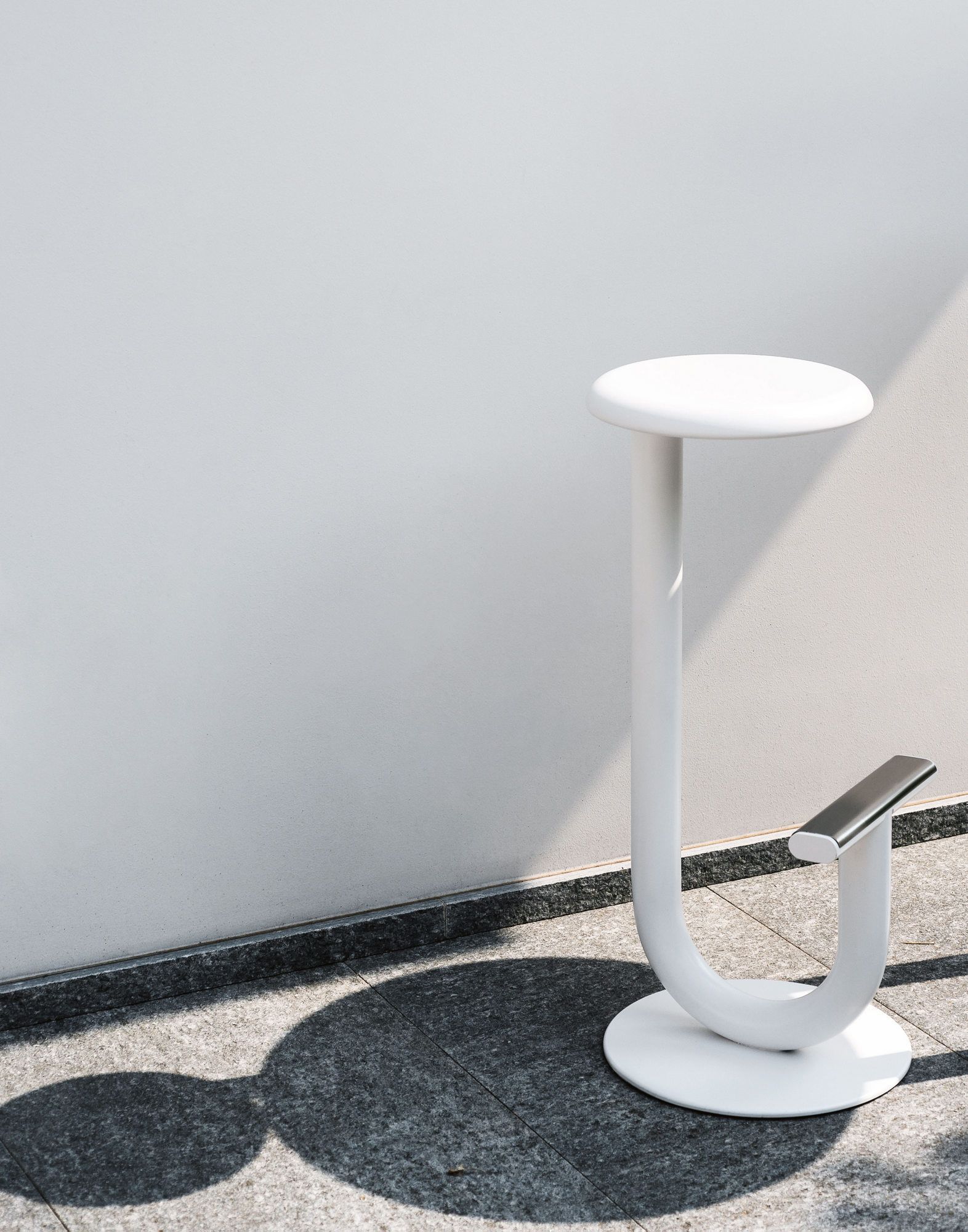 Высокий садовый стул из листового металла Desalto ARCH-00098360 - Вид №5