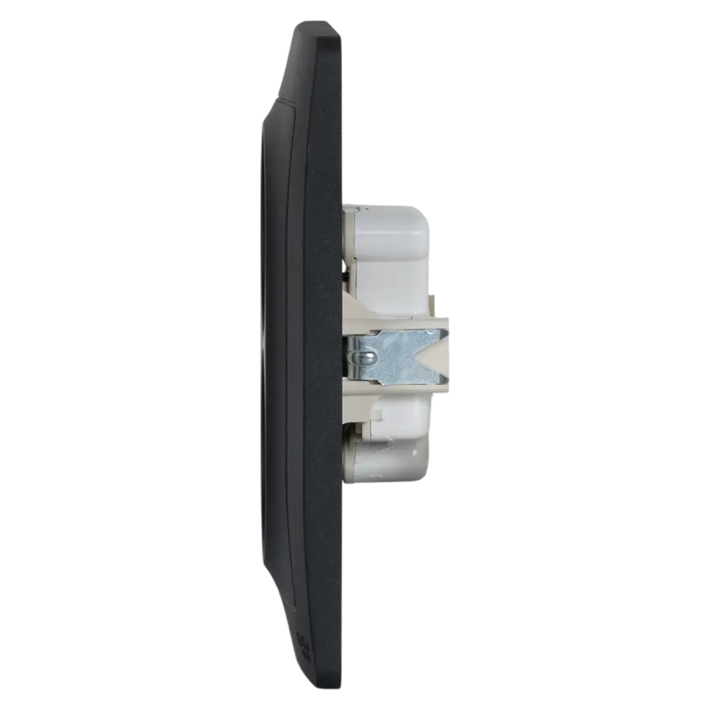 Розетка двойная встраиваемая Systeme Electric Blanca без заземления цвет антрацит 86728859 STLM-2143556 - Вид №2