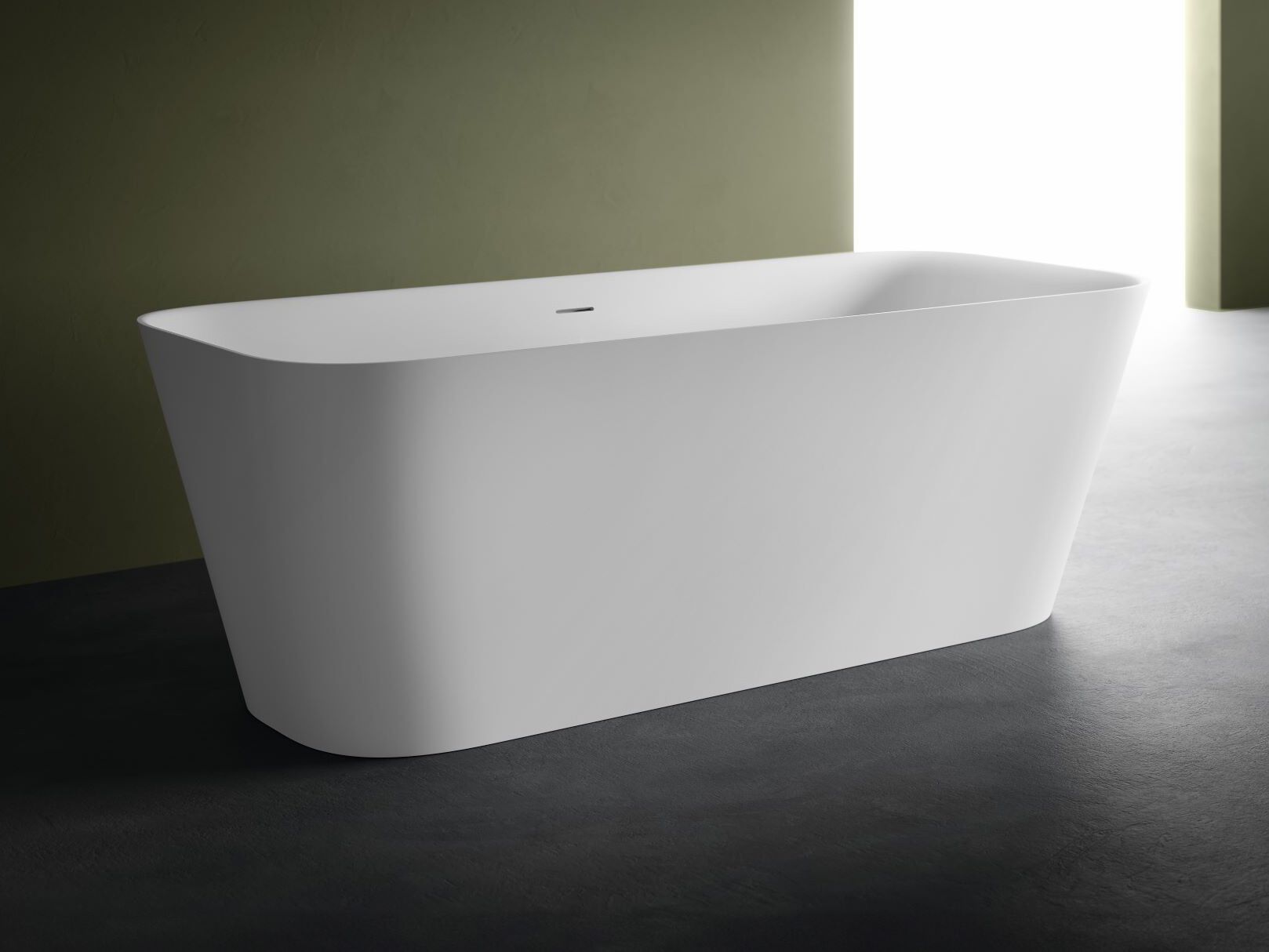 Прямоугольная ванна в центре комнаты в Tecnoblu ARBLU AMALFI ARCH-00112332