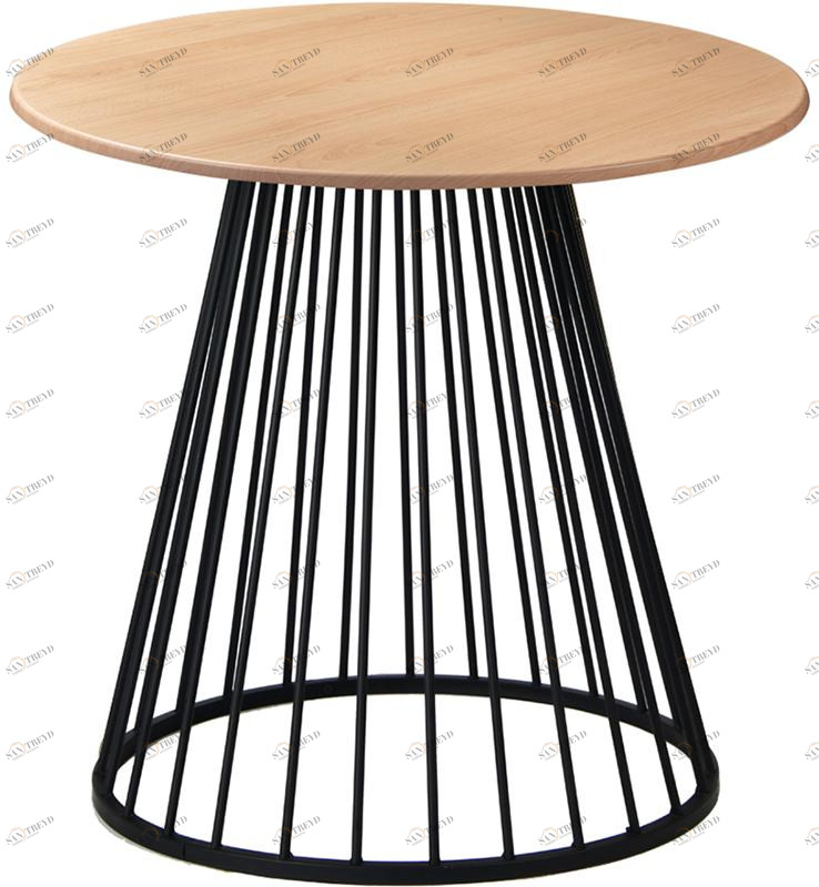 30560 Стол Twister Black r80 бук R-HOME 980401+170502oak_light