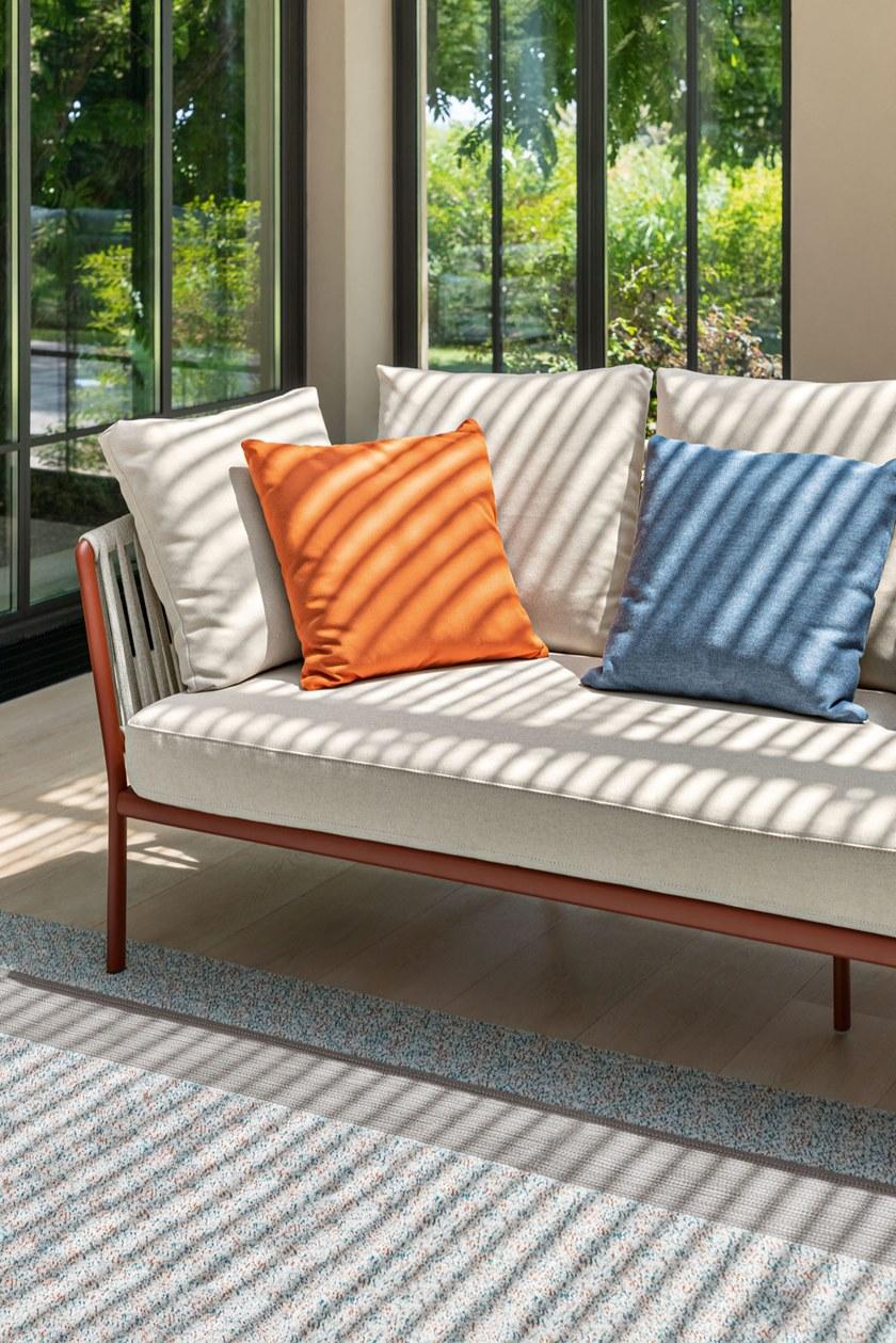 FAST 3-местный садовый диван из алюминия и ткани Ria 7613 - Вид №2