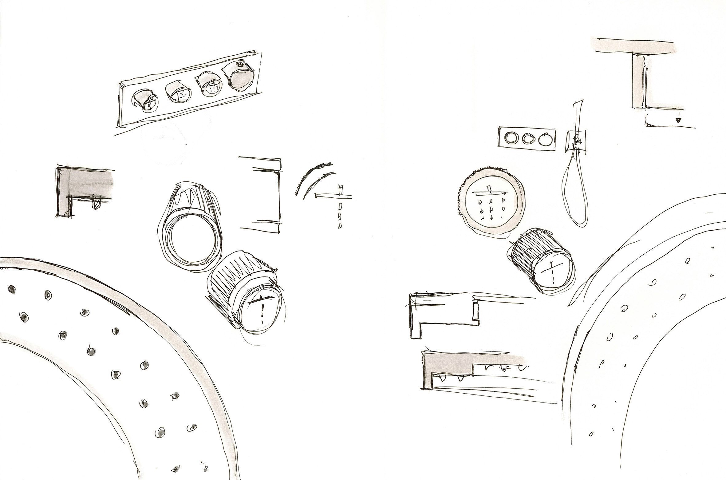 Круглая душевая головка Fantini Rubinetti вода сущность ARCH-00040647 - Вид №1