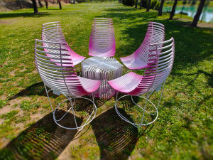 Гостиная сад набор из оцинкованной стали с фотокаталитической обработкой