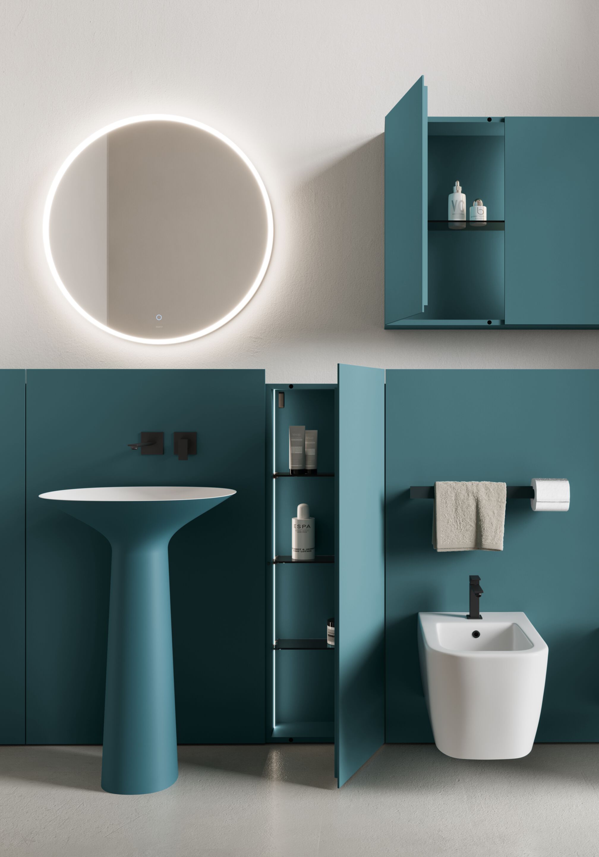 Отдельно стоящая раковина из Cristalplant® Ideagroup ROYAL ARCH-00087374 - Вид №3