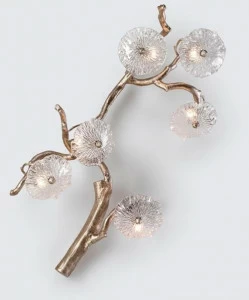 Serip Аппликация из бронзы ручной работы Nenufar Ap1475/6