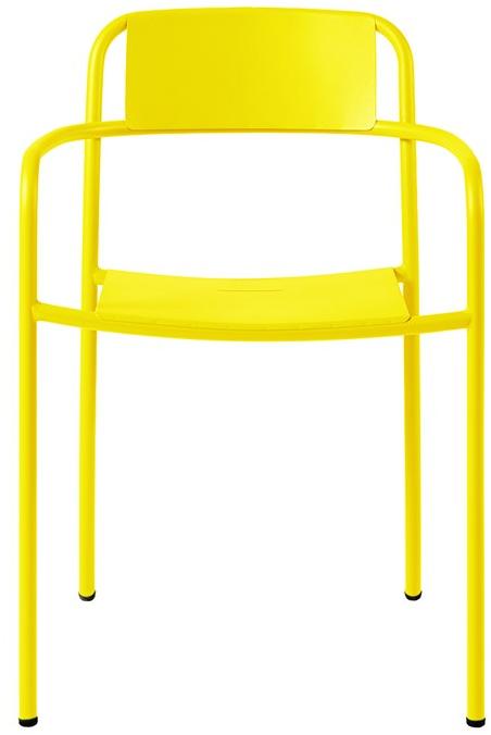 Tolix Садовый стул из нержавеющей стали с подлокотниками Patio 07392 - Вид №2