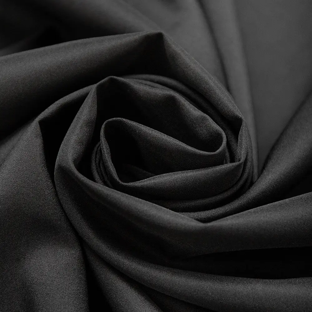 Ткань 1 м/п Fodera сатен 300 цвет черный TEX REPUBLIC STLM-2184843
