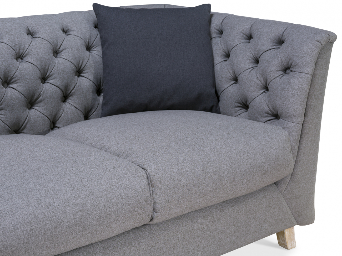 Диван Paul прямой серый KELLY LOUNGE ДИЗАЙНЕРСКИЕ 210976 Серый  - Вид №3