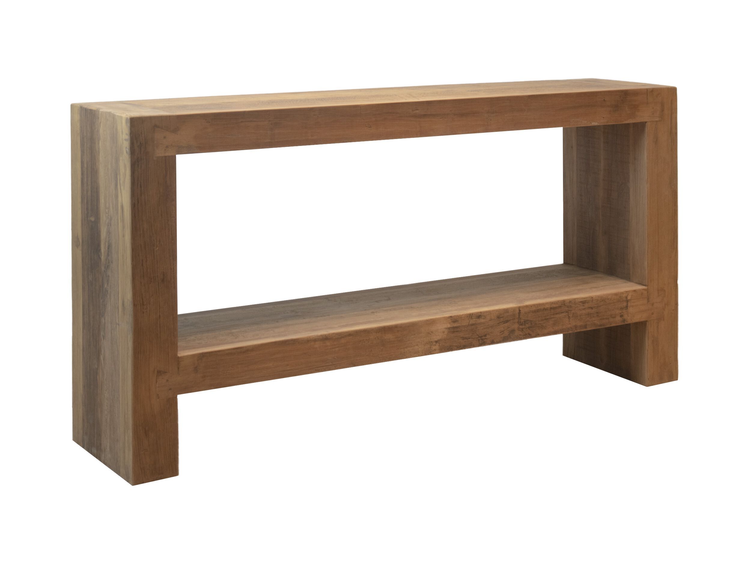 Рециркулированная деревянная прямоугольная консоль POMAX CORSICA ARCH-00071300