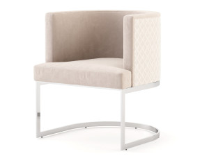 Кожаное кресло с подлокотниками