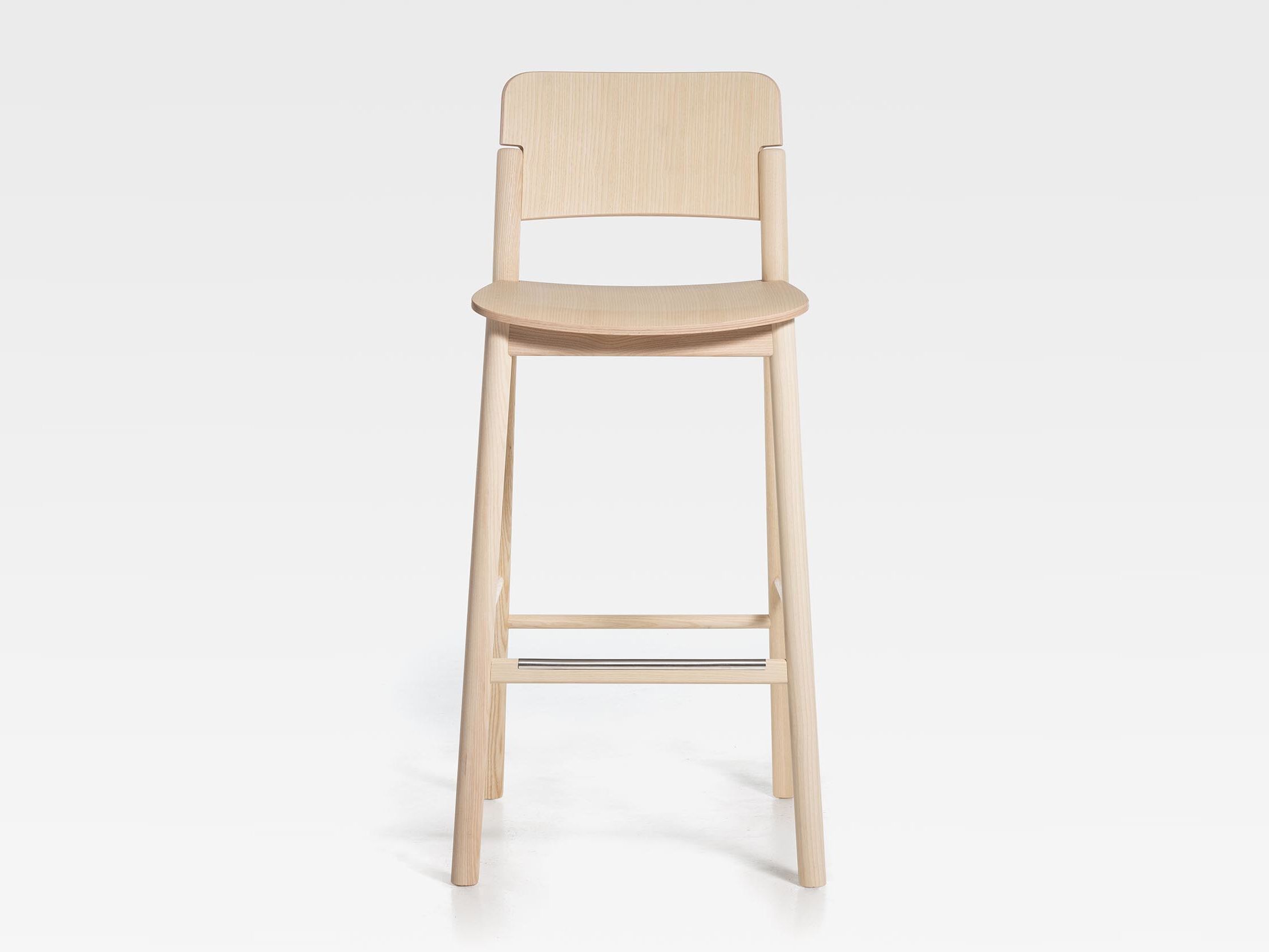 Высокий стул из ясеня с подставкой для ног SIPA ARCH-00124886