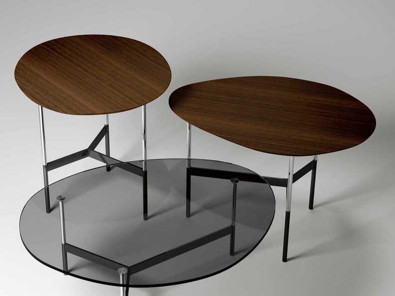 Журнальный столик с деревянным верхом In Stock Tonelli Design ARCH-00097633