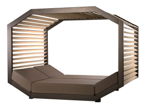 Садовая кровать с навесом