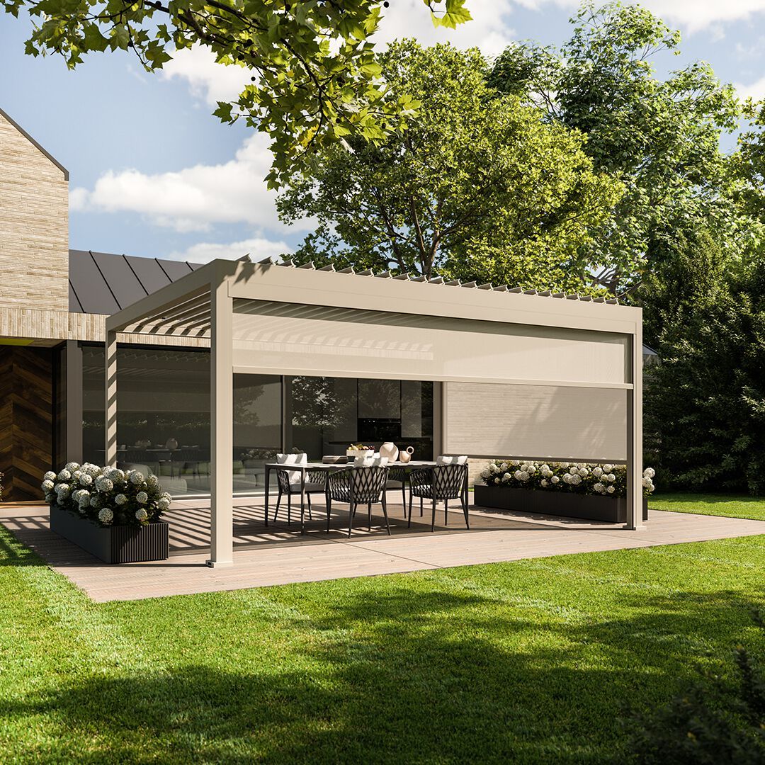 Биоклиматическая беседка с поворотными пластинами Pratic SENSE ARCH-00108114 - Вид №5