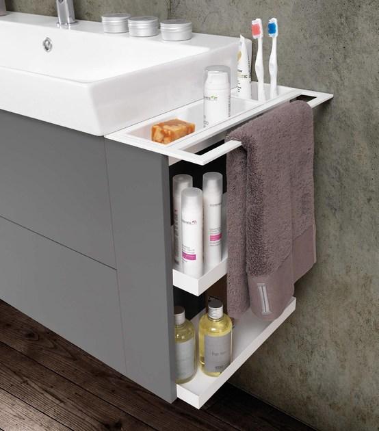 Mobiltesino Лаковая тумба под умывальник с ящиками и зеркалом Fly sun-id-1423997 - Вид №4