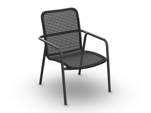 Алюминиевый садовый стул с подлокотниками