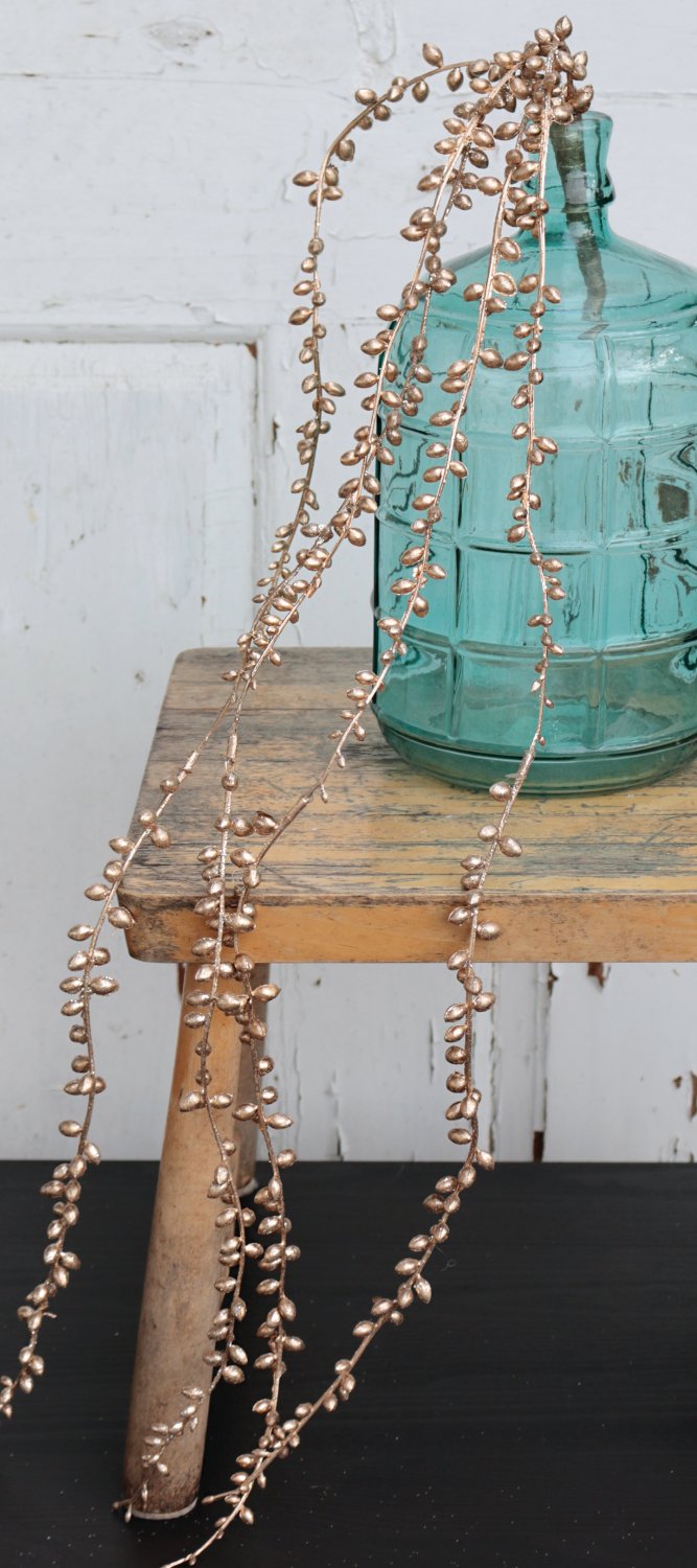 1076 394 a3 Искусственная гирлянда, 73 см, шампанское-камелия H-andreas  - Вид №1