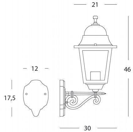 SOVIL Бра для наружного освещения из литого алюминия Quadrata 319  - Вид №1