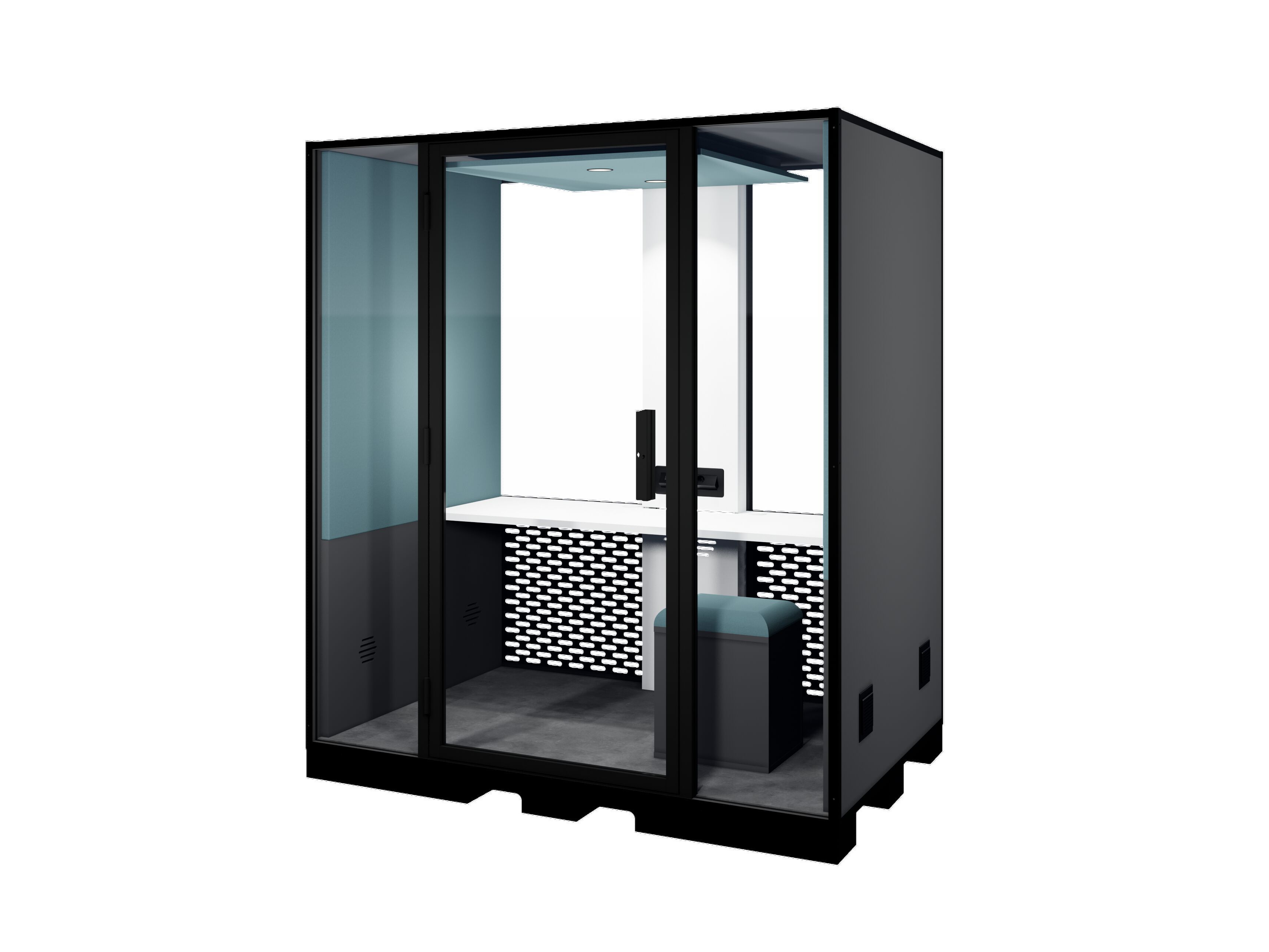 Акустическая офисная кабина со встроенным освещением Blabla-Cube Indus ARCH-00123461 - Вид №1