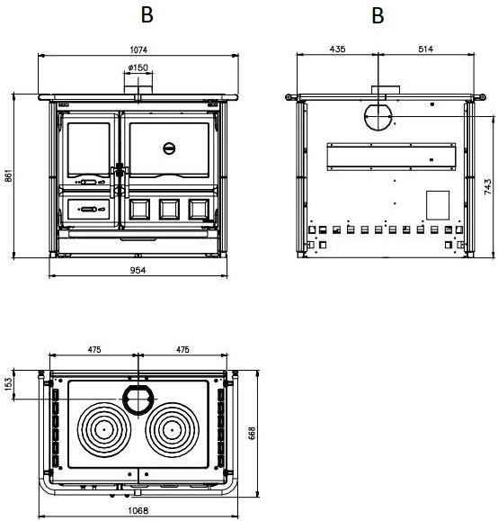 LA NORDICA EXTRAFLAME Дровяная печь с облицовкой майоликой sun-id-1358003 - Вид №2