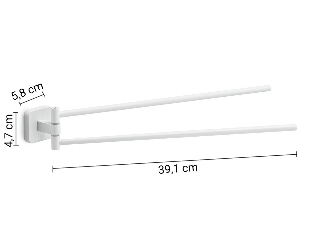 Держатель для полотенец из нержавеющей стали GEDY Тонга ARCH-00004864 - Вид №3
