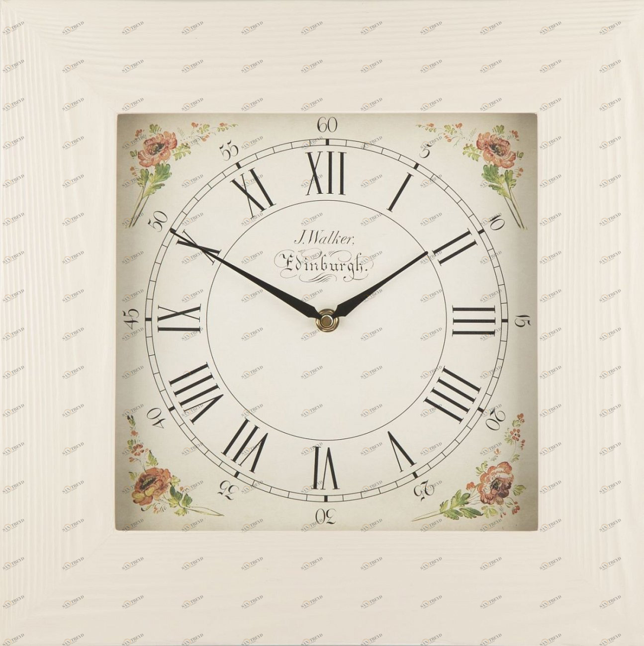 Часы настенные белые квадратные Tomas Stern 7020W TOMAS STERN  00-3872709 Белый 