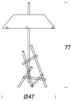 FontanaArte Настольная лампа с диммером sun-id-1406881 - Вид №2