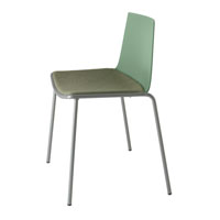 Cuba 620N Стул со стальным каркасом, 4 ножки. Полипропиленовая оболочка. Сиденье мягкое. Et al. Cuba
