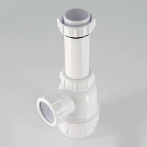 Сифон McAlpine бутылочный 1 1/2"х40 мм без выпуска выход компрессионный D=40 мм