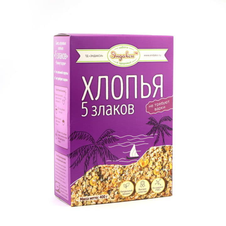 Хлопья 5 злаков Эндакси Santreyd 4550 - Вид №1