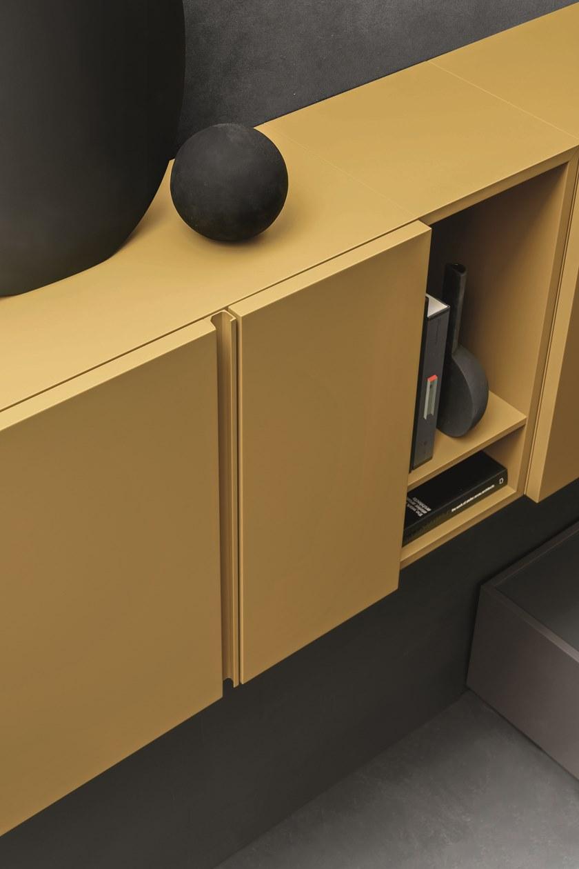 ZANETTE Настенная модульная лакированная стенка для хранения вещей Day moove sun-id-1430768 - Вид №2