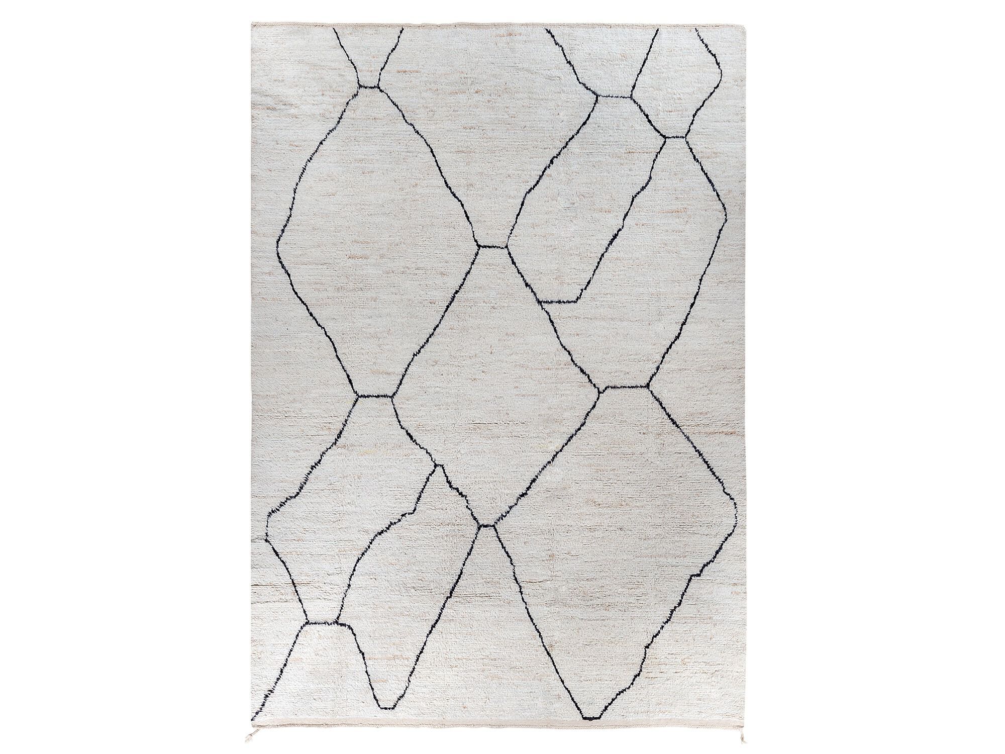 Шерстяной ковер ручной работы Mohebban Бербер - высокий флис ARCH-00087962 - Вид №1