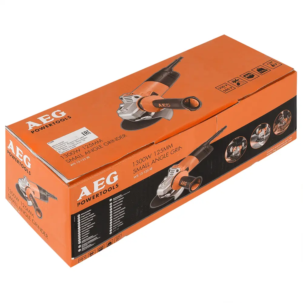 Углошлифовальная машина (болгарка) AEG WS13-125XE, 1300 Вт, 125 мм 18022540 STLM-2097451  - Вид №4