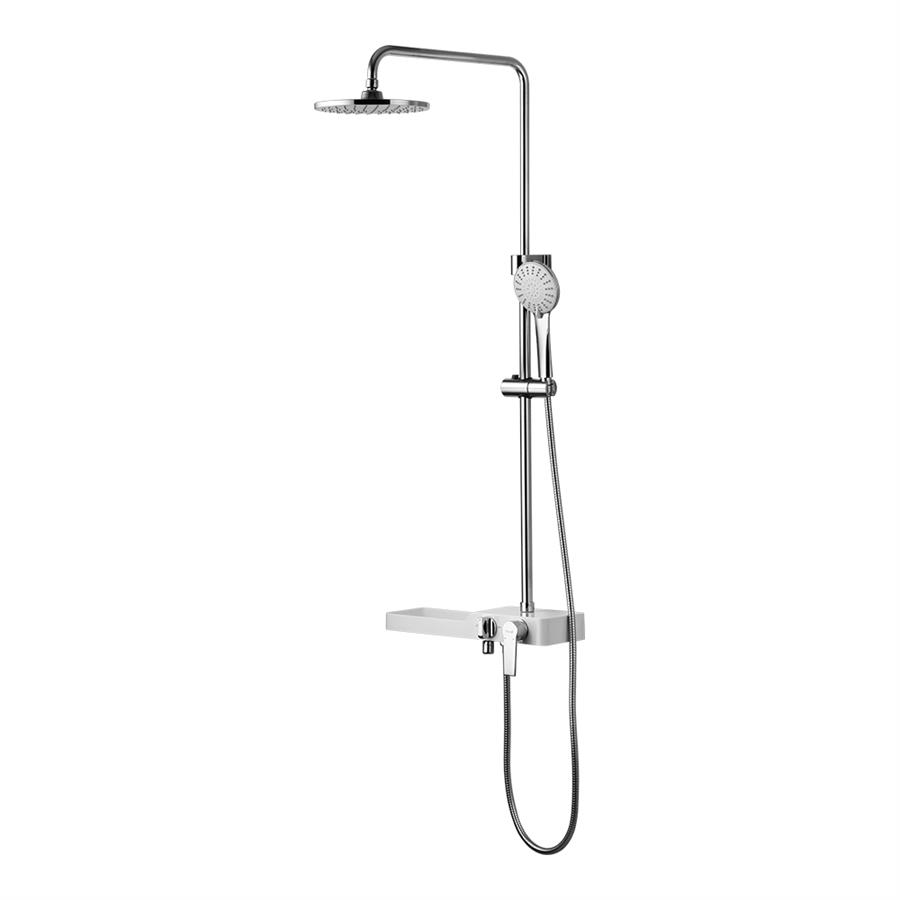 BB95024403 Bienbanyo Душевая стойка Comfort Rain - со смесителем - Белая 