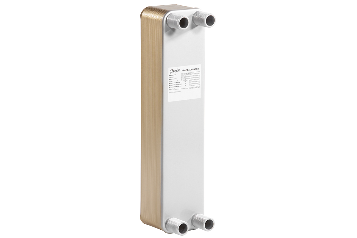 Danfoss Паяный пластинчатый теплообменник серии XB37 XB 37L-1-20 Паяный ТО 004B1677  - Вид №1