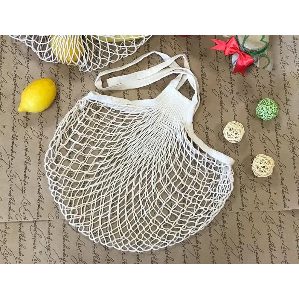 Сумка-авоська хлопок цвет бежевый нагрузка до 10 кг Santreyd STLM-2012182 - Вид №5