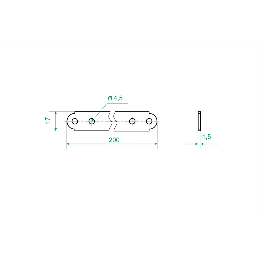 Santreyd Крепежная пластина для мебели 200x20 мм 84857756 STLM-0056236 - Вид №4