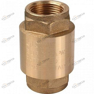 Клапан обратный STOUT 3/4" (латунное седло) пружинный SVC0011000020