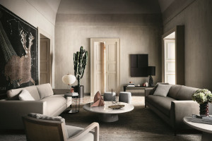 Съемный диван из ткани