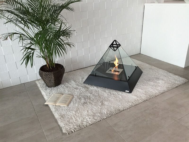 Отдельно стоящий камин из биоэтанола с панорамным стеклом bioKamino LOUVRE ARCH-00078441 - Вид №1