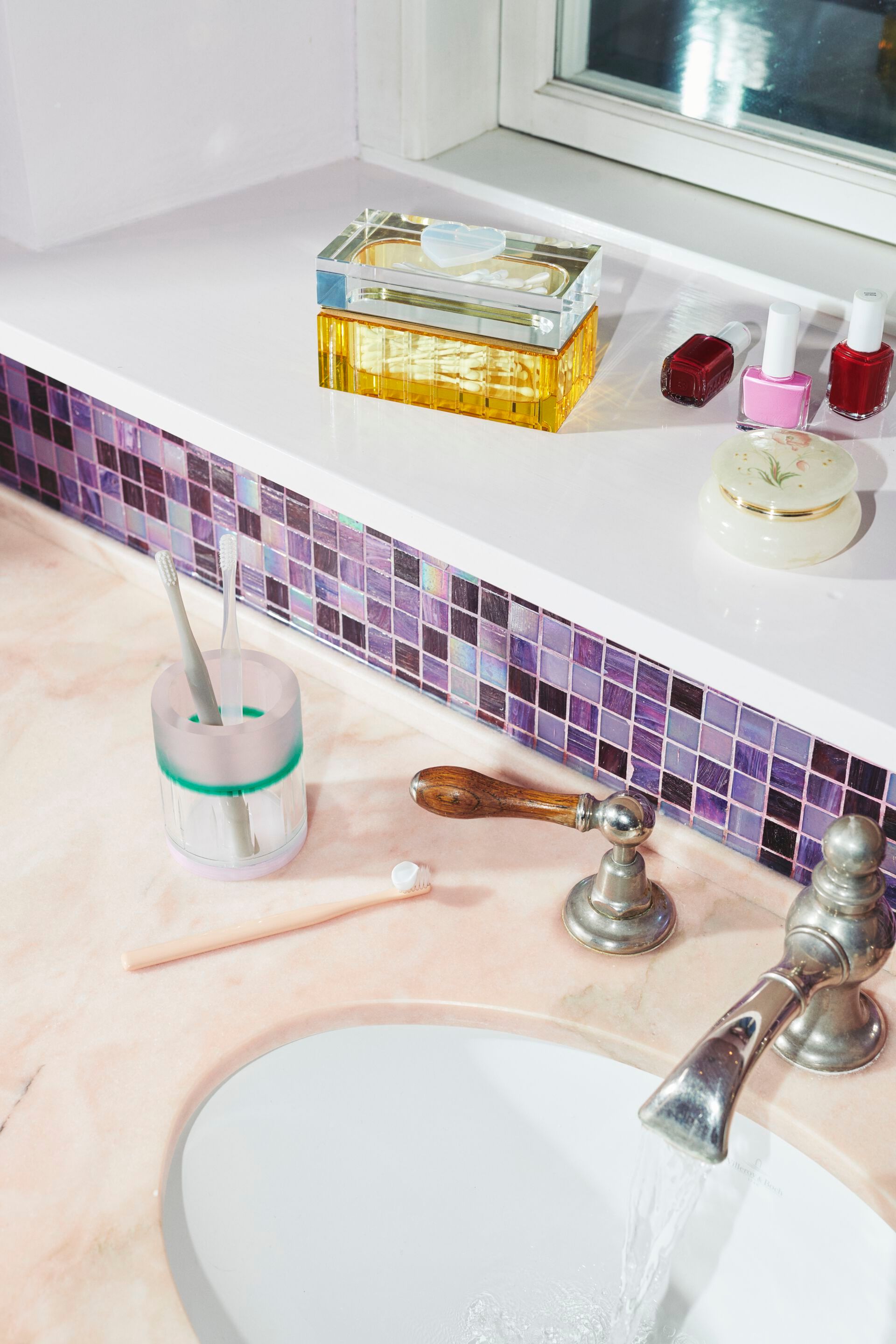 Держатель для зубных щеток из хрусталя Reflections Copenhagen Rose Prelude ARCH-00099043 - Вид №4