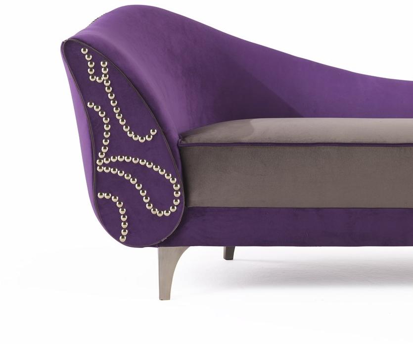 ETRO Home Interiors Кушетка из бархата с обивкой Agra E.agr.225.a - Вид №2