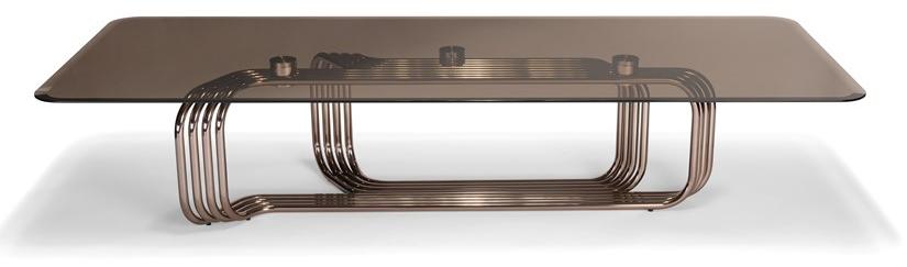 Visionnaire Низкий прямоугольный журнальный столик из стекла Vincent sun-id-1367828 - Вид №1