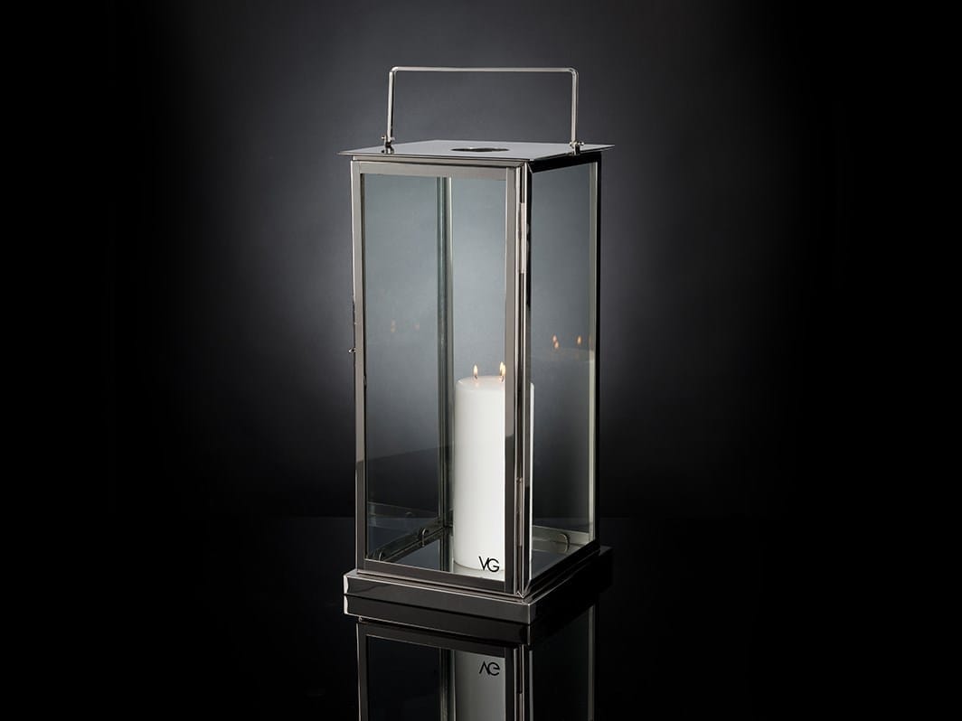 Фонарь из стали и стекла In Stock VGNEWTREND - TOP FLAT-SHAPED 68 ARCH-00024280