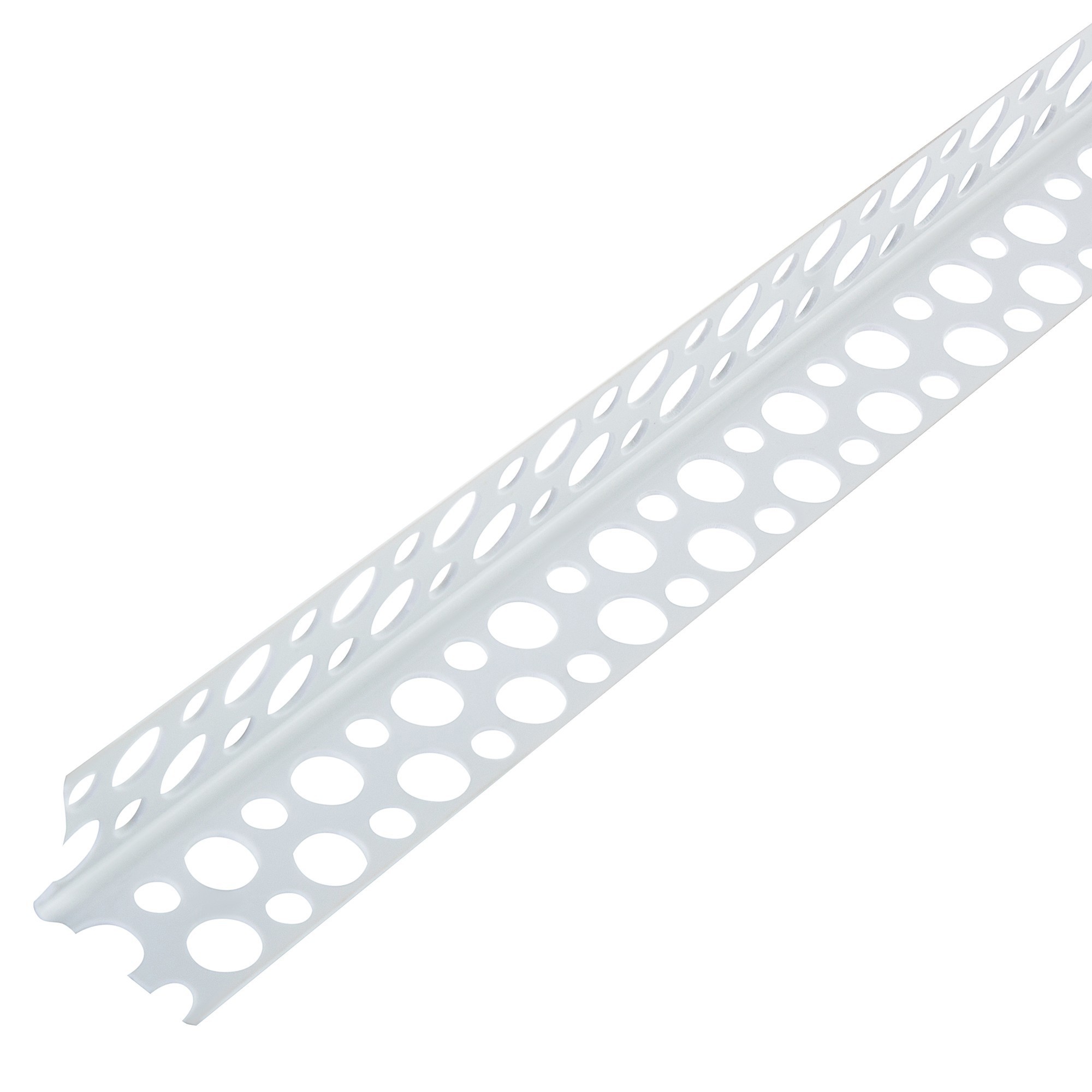 12903282 Угол перфорированный ПВХ 25х25x3000 мм STLM-0002521 ALBES  - Вид №1