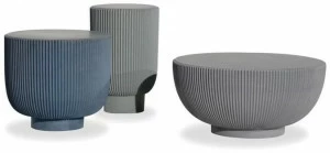 BAXTER Круглый журнальный столик из бетона