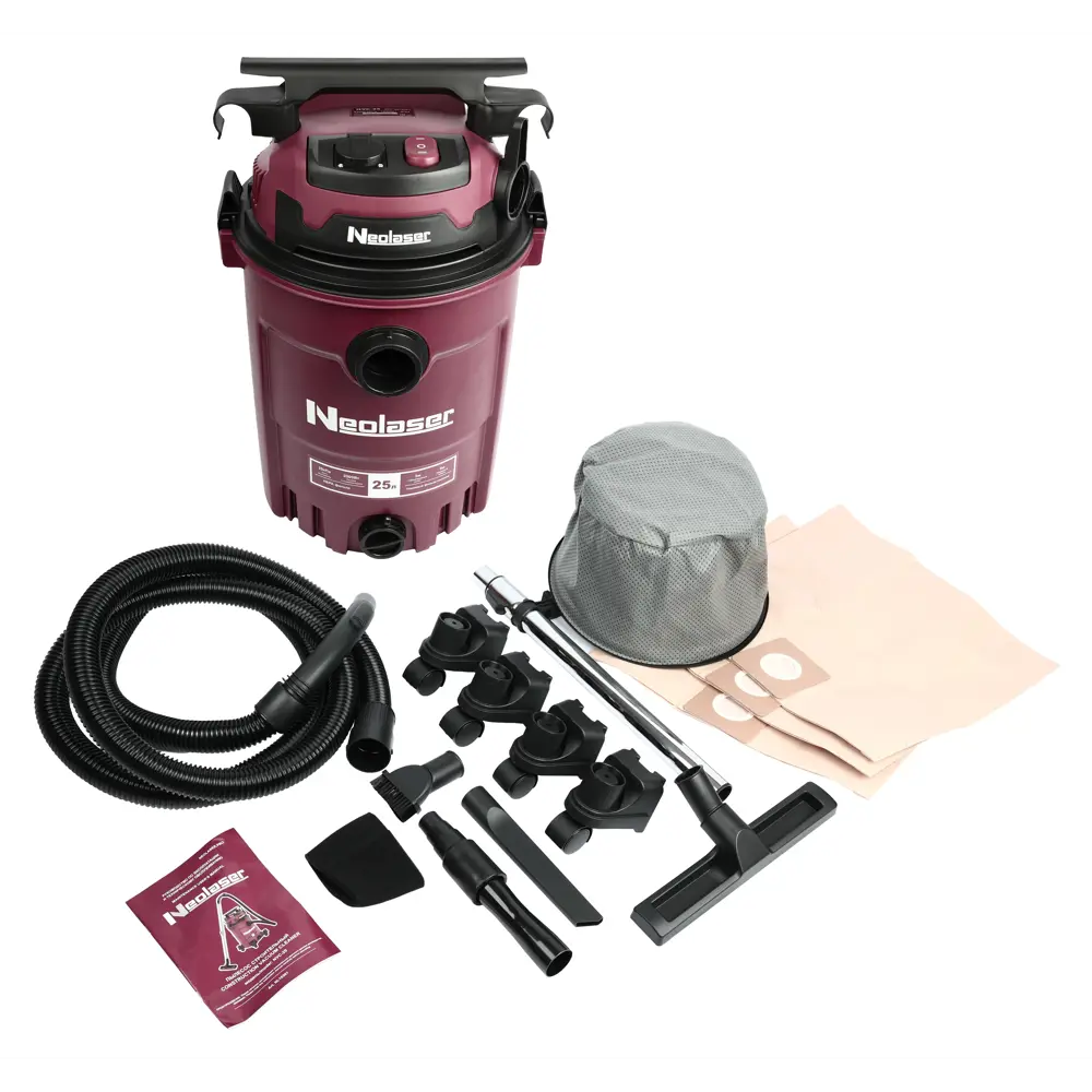 Строительный пылесос Neolaser NVC-25 с автоматической синхронизацией инструментов 89404941 STLM-1576148 - Вид №1