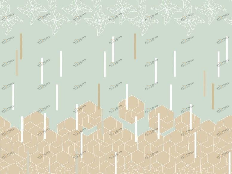 Wall&decò Геометрические обои Contemporary wallpaper 2014 sun-id-1345860