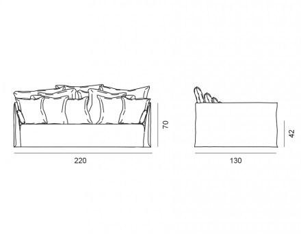 Gervasoni Садовый диван 4 мест со съемной крышкой Gervasoni outdoor sun-id-1437617 - Вид №8